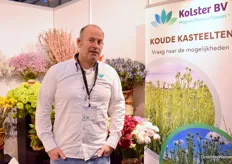 Wouter den Hollander, of Kolster Magical Garden Plants, gave extra attention to their products for cold greenhouse cultivation this Horticontact.